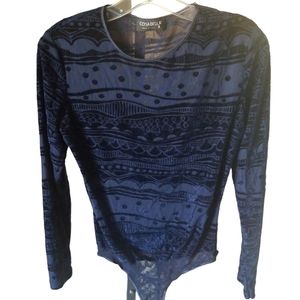 Cosabella Blue Bodysuit Med